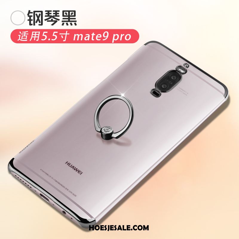 Huawei Mate 9 Pro Hoesje Doorzichtig Anti-fall Siliconen Ring All Inclusive