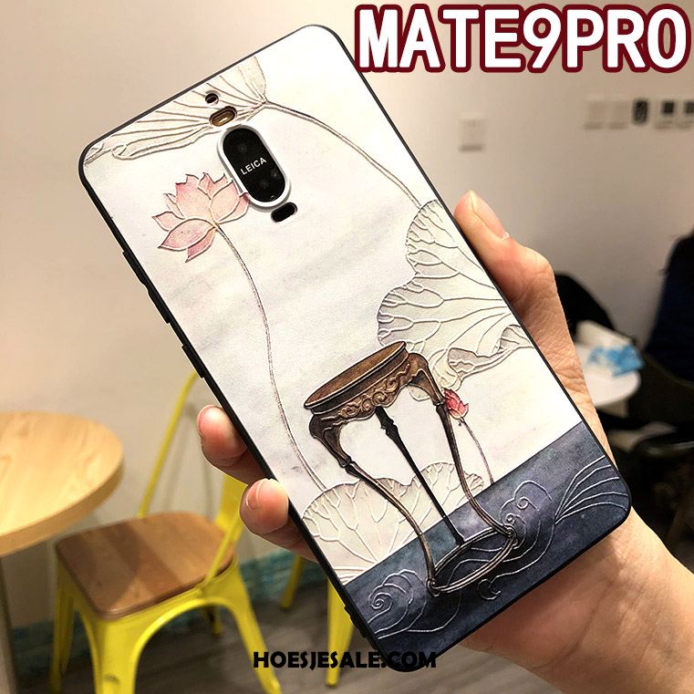 Huawei Mate 9 Pro Hoesje Hanger Bescherming Blauw Hoes Zacht Kopen