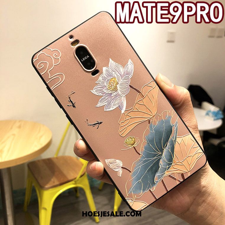 Huawei Mate 9 Pro Hoesje Hanger Bescherming Blauw Hoes Zacht Kopen