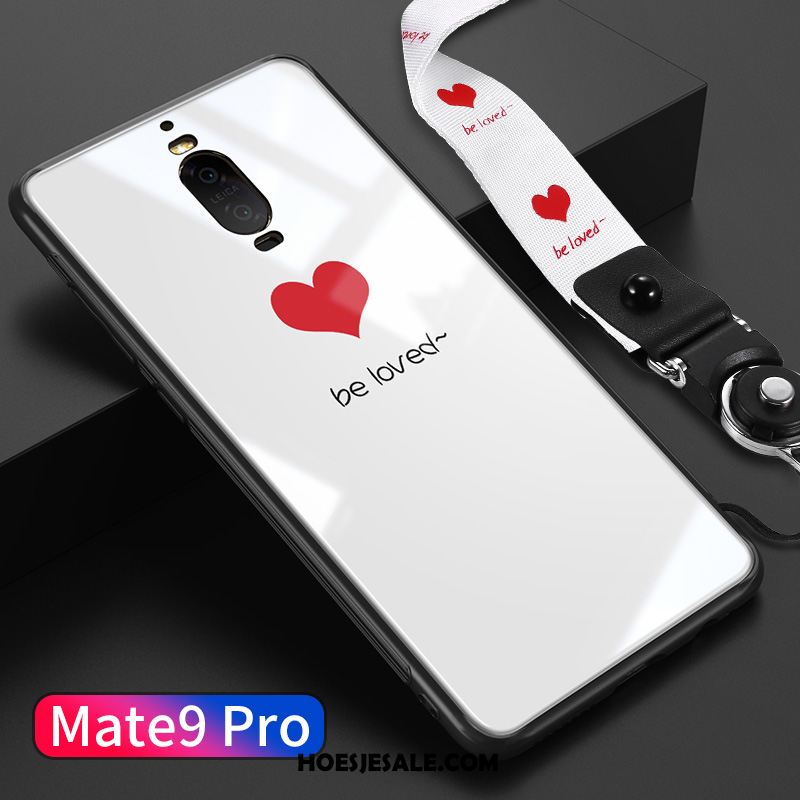 Huawei Mate 9 Pro Hoesje Hanger Scheppend Wit Hoes Anti-fall Goedkoop