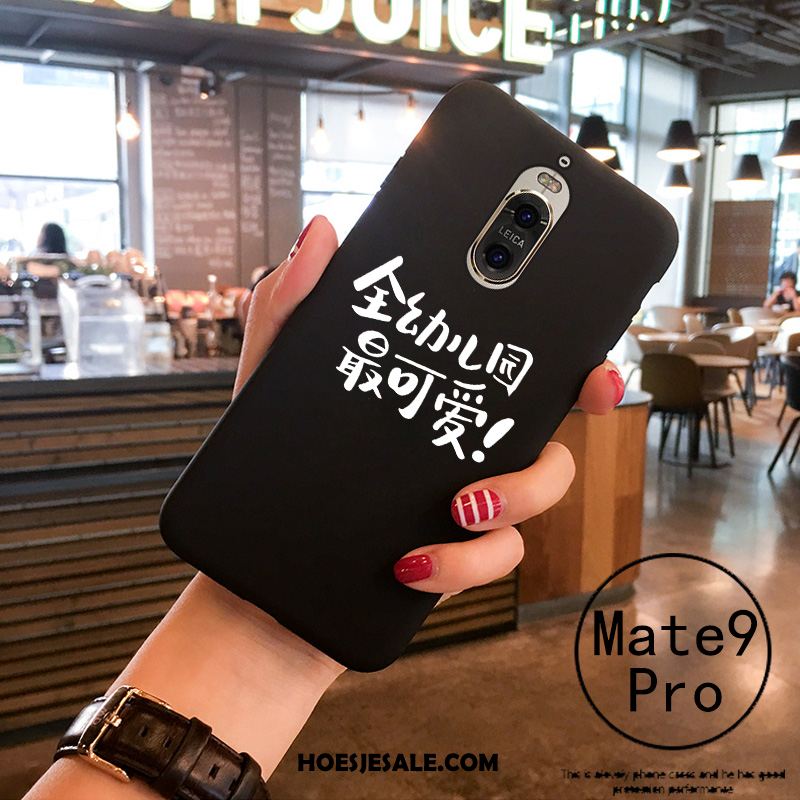 Huawei Mate 9 Pro Hoesje Lovers Persoonlijk Zacht Mobiele Telefoon Zwart Korting