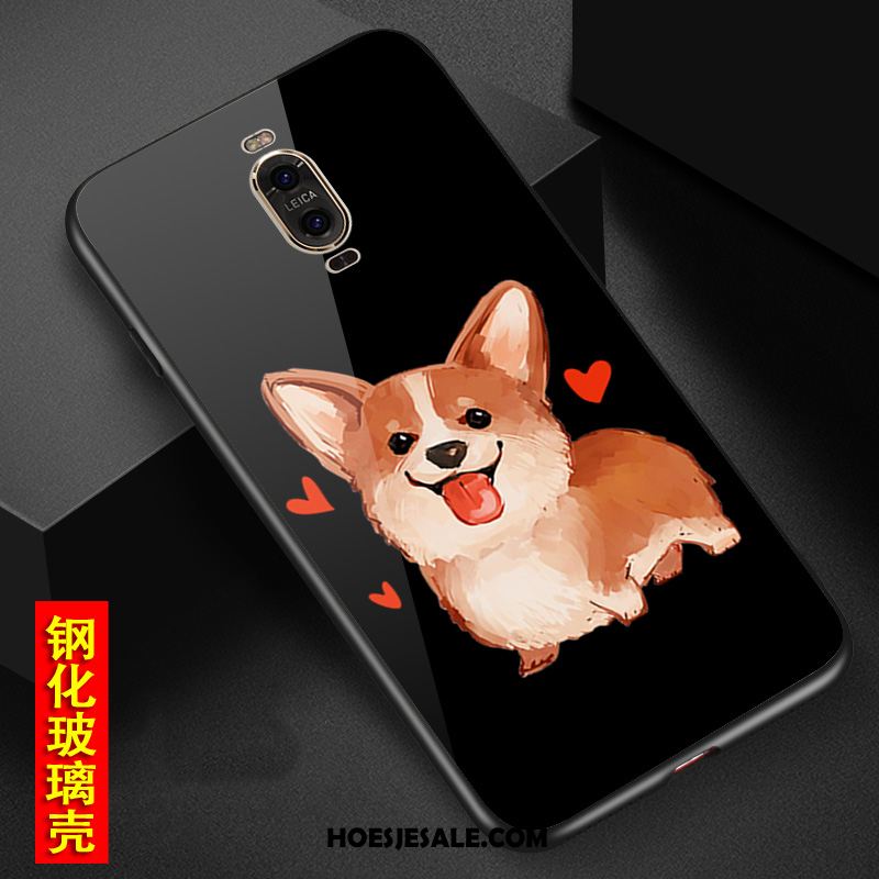 Huawei Mate 9 Pro Hoesje Mobiele Telefoon Hoes Hond Zwart Anti-fall Sale