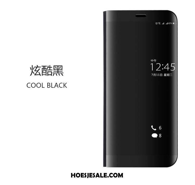 Huawei Mate 9 Pro Hoesje Mobiele Telefoon Roze Spiegel Clamshell Hoes Kopen