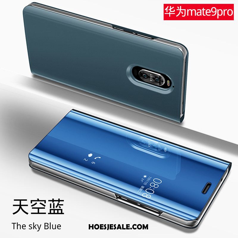 Huawei Mate 9 Pro Hoesje Mobiele Telefoon Zwart Spiegel Bescherming All Inclusive Goedkoop