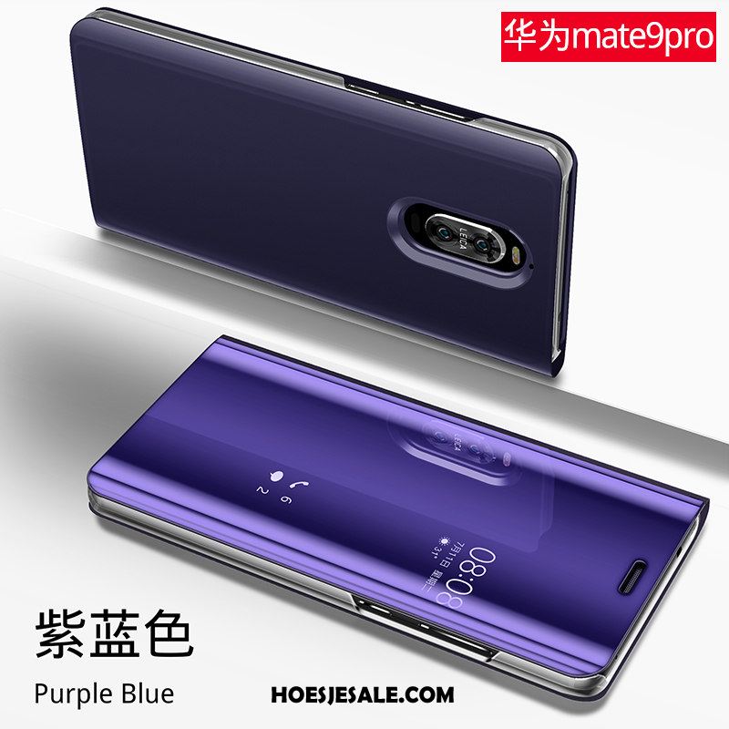 Huawei Mate 9 Pro Hoesje Mobiele Telefoon Zwart Spiegel Bescherming All Inclusive Goedkoop
