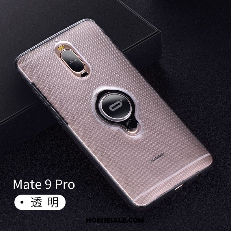 Huawei Mate 9 Pro Hoesje Ondersteuning Magnetisch Doorzichtig Persoonlijk Zacht Goedkoop