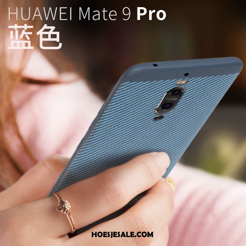 Huawei Mate 9 Pro Hoesje Ondersteuning Mobiele Telefoon Hoes Goud Dun Korting