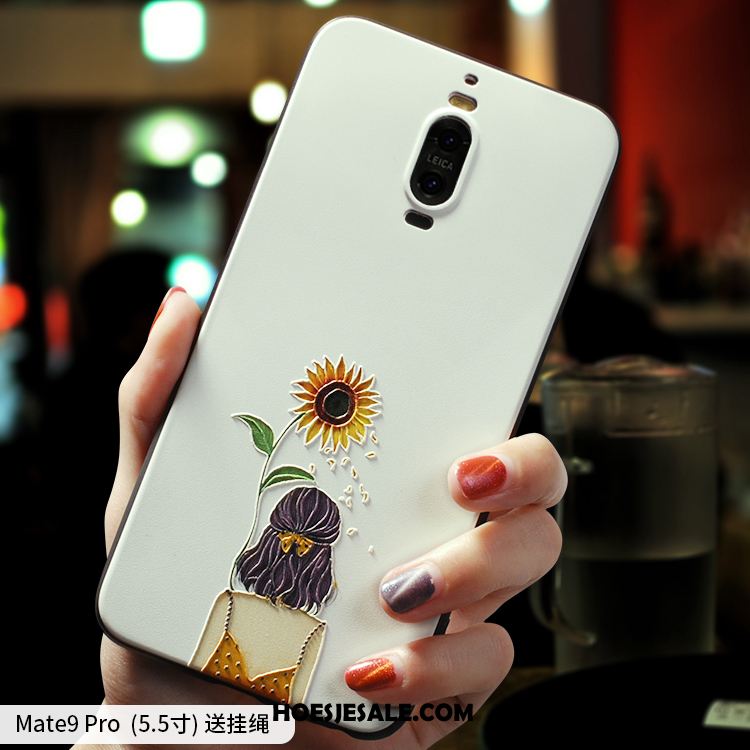 Huawei Mate 9 Pro Hoesje Siliconen Hoes Mobiele Telefoon Anti-fall Wit Goedkoop
