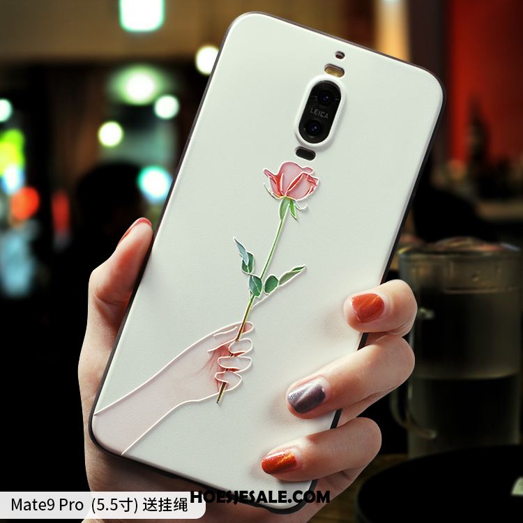 Huawei Mate 9 Pro Hoesje Siliconen Hoes Mobiele Telefoon Anti-fall Wit Goedkoop