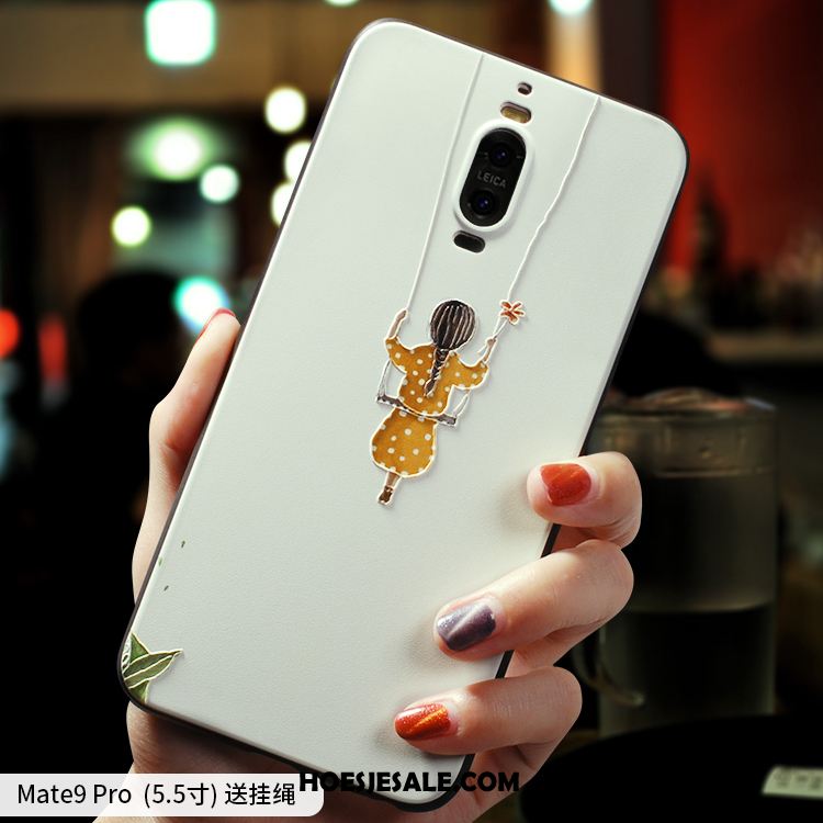 Huawei Mate 9 Pro Hoesje Siliconen Hoes Mobiele Telefoon Anti-fall Wit Goedkoop