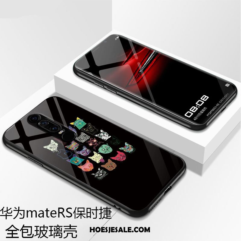 Huawei Mate Rs Hoesje Anti-fall Trend Zwart Glas Mobiele Telefoon Kopen