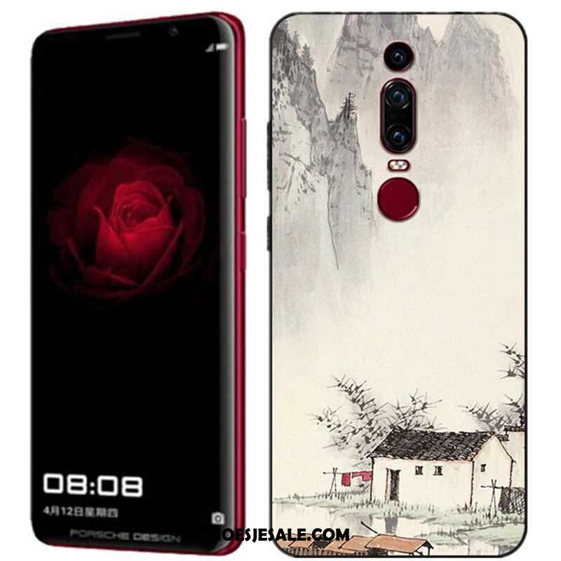 Huawei Mate Rs Hoesje Driedimensionaal Mobiele Telefoon Geschilderd Reliëf Zwart Sale