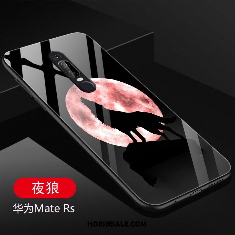 Huawei Mate Rs Hoesje Purper Glas Spotprent Hoes Bescherming Kopen