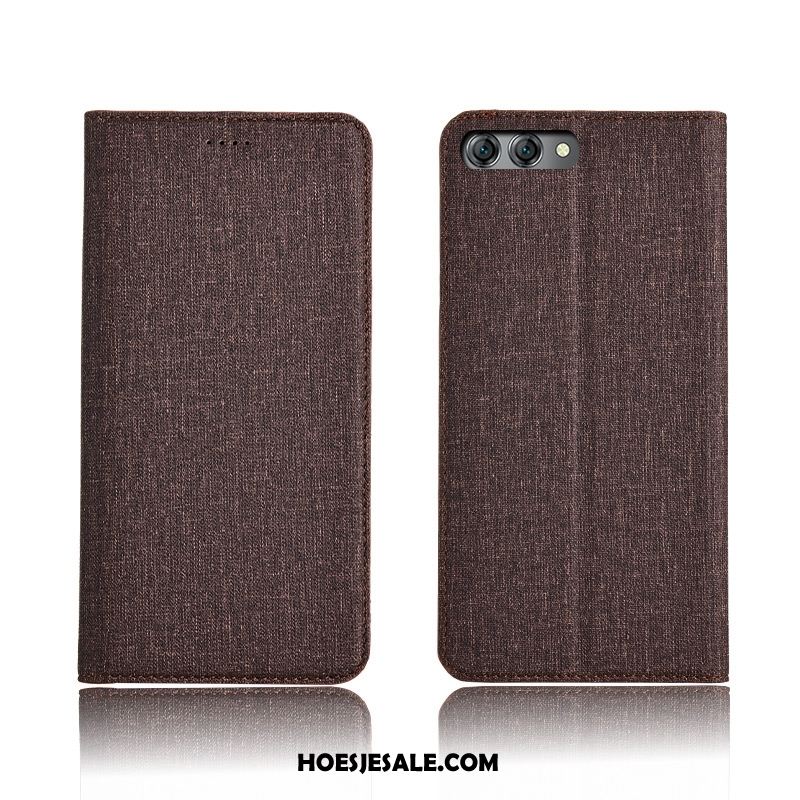 Huawei Nova 2s Hoesje Bescherming All Inclusive Katoen En Linnen Clamshell Anti-fall Sale