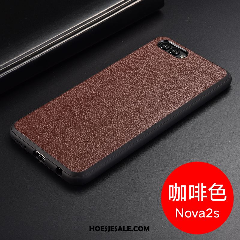 Huawei Nova 2s Hoesje Leren Etui Anti-fall Mobiele Telefoon Bescherming Hoes Kopen
