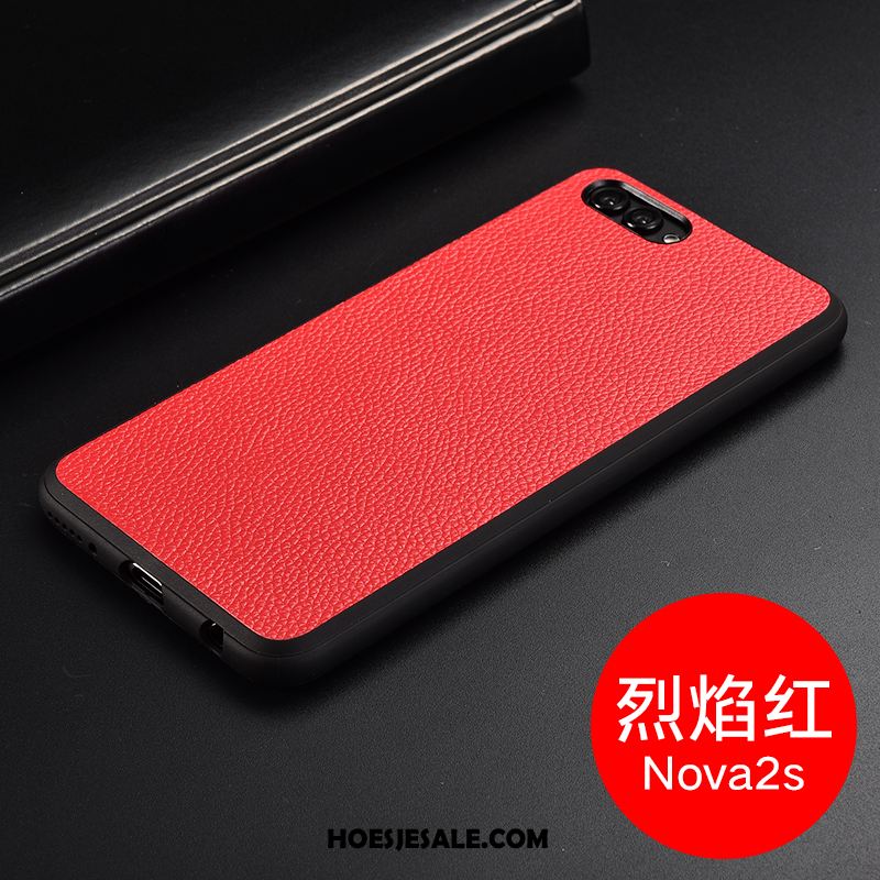 Huawei Nova 2s Hoesje Leren Etui Anti-fall Mobiele Telefoon Bescherming Hoes Kopen