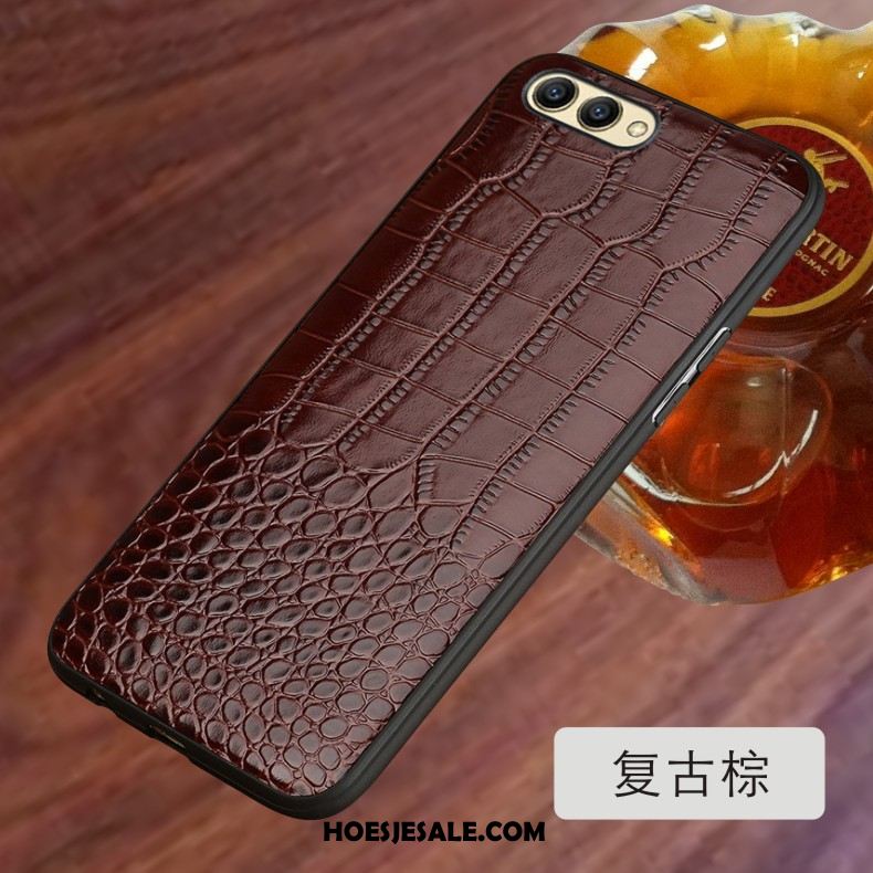 Huawei Nova 2s Hoesje Mobiele Telefoon Kwaliteit Zuiver Leer Anti-fall Kopen