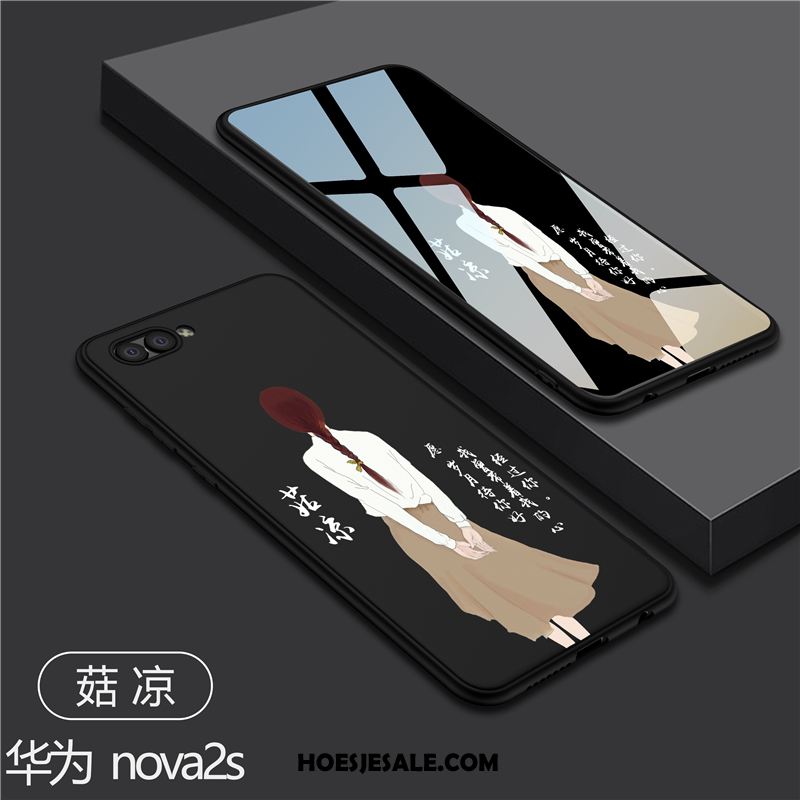 Huawei Nova 2s Hoesje Mobiele Telefoon Siliconen Dun Zwart Hoes Aanbiedingen