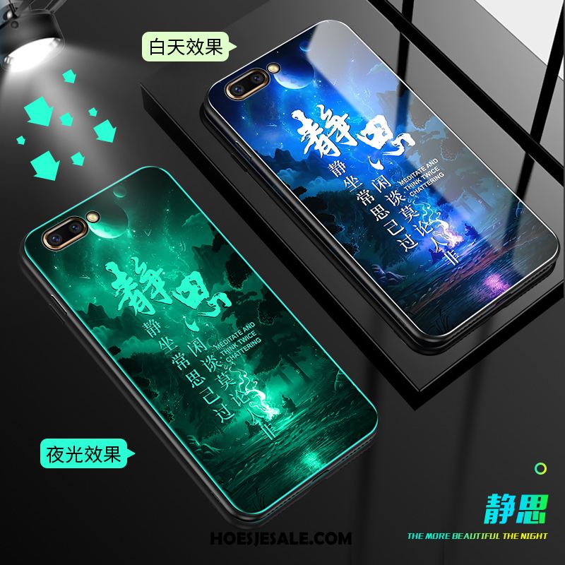 Huawei Nova 2s Hoesje Mobiele Telefoon Siliconen Wind Blauw Glas Online