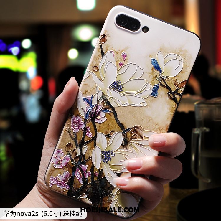 Huawei Nova 2s Hoesje Zwart Zacht Nieuw All Inclusive Trendy Merk Kopen