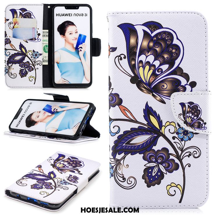 Huawei Nova 3 Hoesje All Inclusive Anti-fall Leren Etui Bescherming Blauw Sale