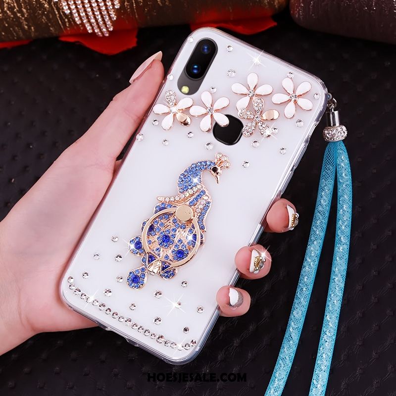 Huawei Nova 3 Hoesje Bescherming Mobiele Telefoon Anti-fall Met Strass Rood Sale