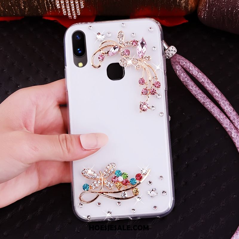 Huawei Nova 3 Hoesje Bescherming Mobiele Telefoon Anti-fall Met Strass Rood Sale