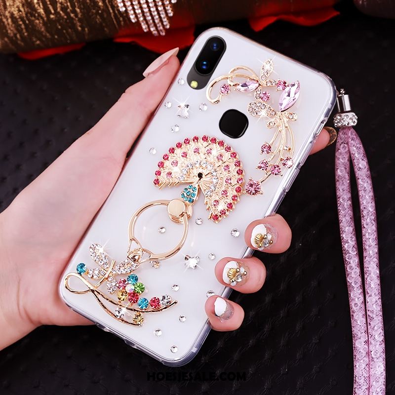 Huawei Nova 3 Hoesje Bescherming Mobiele Telefoon Anti-fall Met Strass Rood Sale