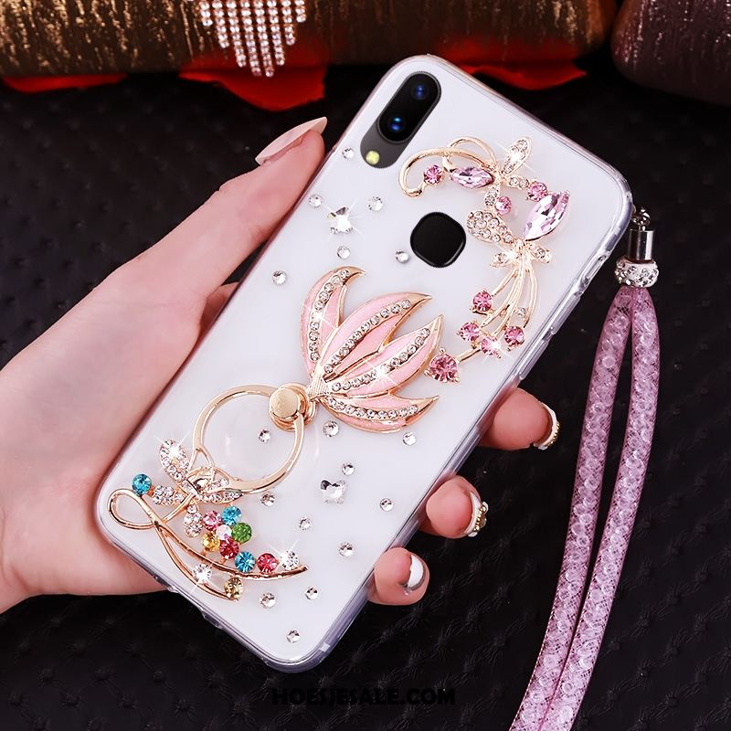 Huawei Nova 3 Hoesje Bescherming Mobiele Telefoon Anti-fall Met Strass Rood Sale