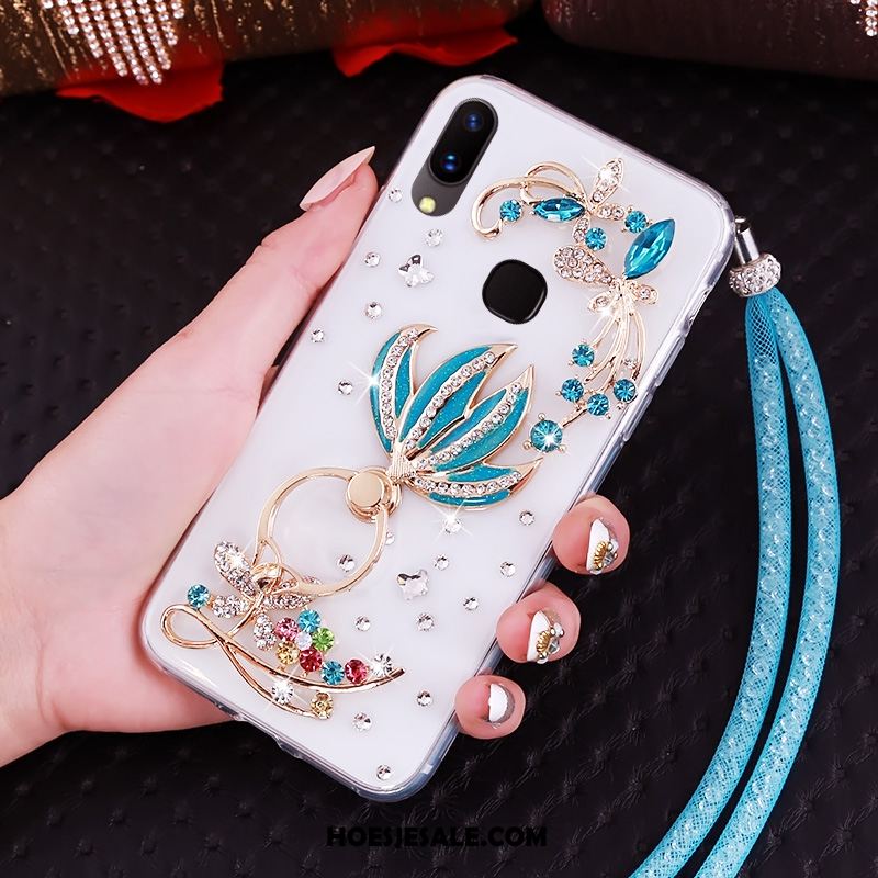 Huawei Nova 3 Hoesje Bescherming Mobiele Telefoon Anti-fall Met Strass Rood Sale