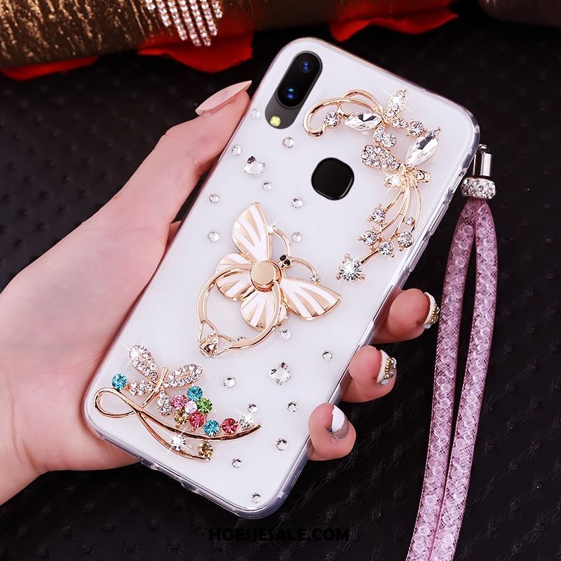 Huawei Nova 3 Hoesje Bescherming Mobiele Telefoon Anti-fall Met Strass Rood Sale