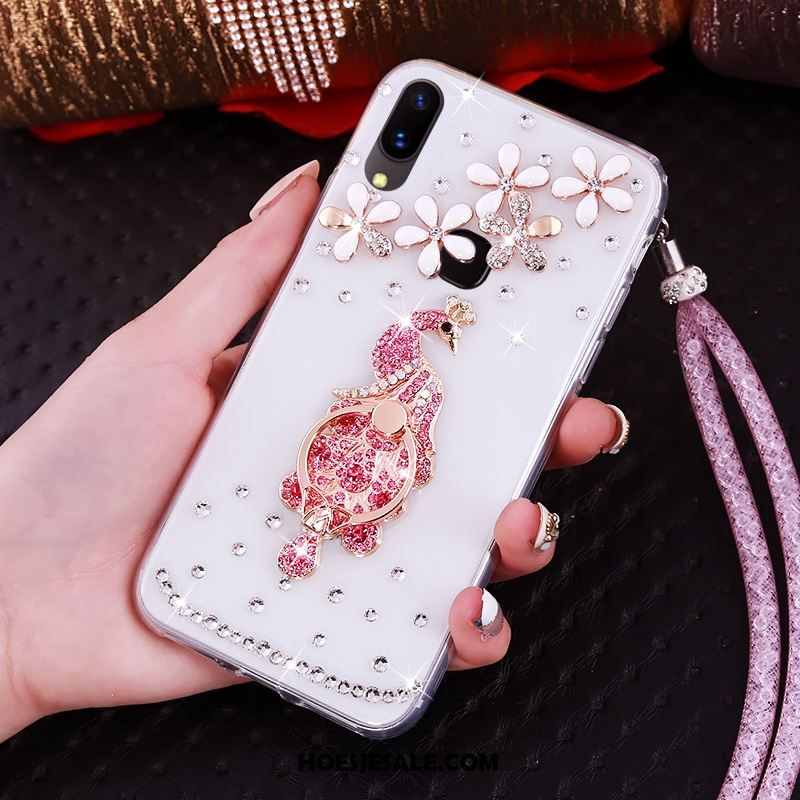 Huawei Nova 3 Hoesje Bescherming Mobiele Telefoon Anti-fall Met Strass Rood Sale