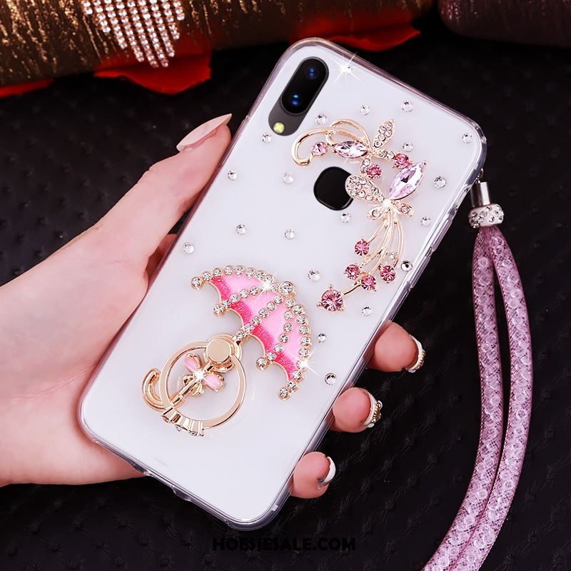 Huawei Nova 3 Hoesje Bescherming Mobiele Telefoon Anti-fall Met Strass Rood Sale