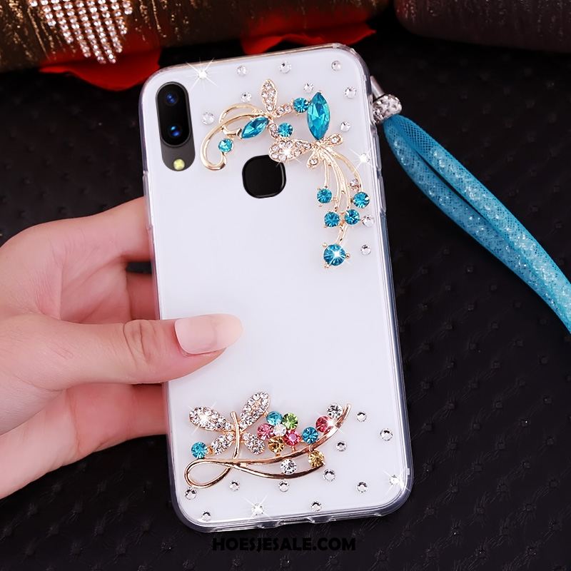 Huawei Nova 3 Hoesje Bescherming Mobiele Telefoon Anti-fall Met Strass Rood Sale