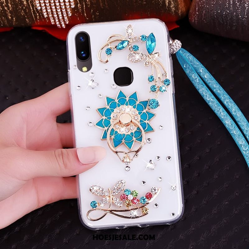 Huawei Nova 3 Hoesje Bescherming Mobiele Telefoon Anti-fall Met Strass Rood Sale