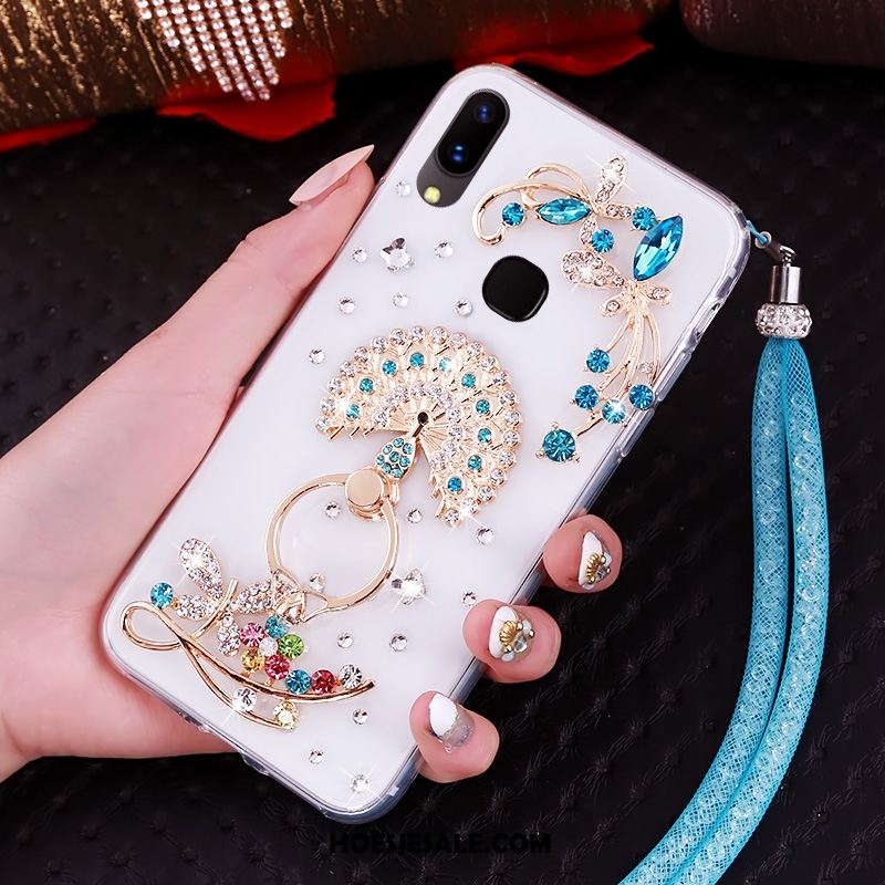 Huawei Nova 3 Hoesje Bescherming Mobiele Telefoon Anti-fall Met Strass Rood Sale