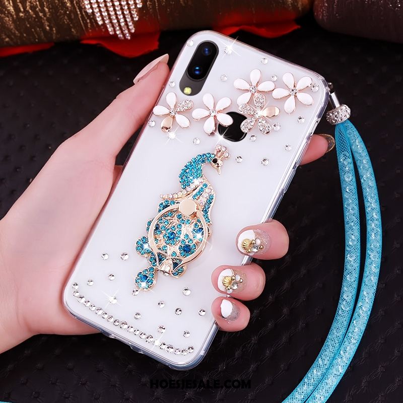 Huawei Nova 3 Hoesje Bescherming Mobiele Telefoon Anti-fall Met Strass Rood Sale