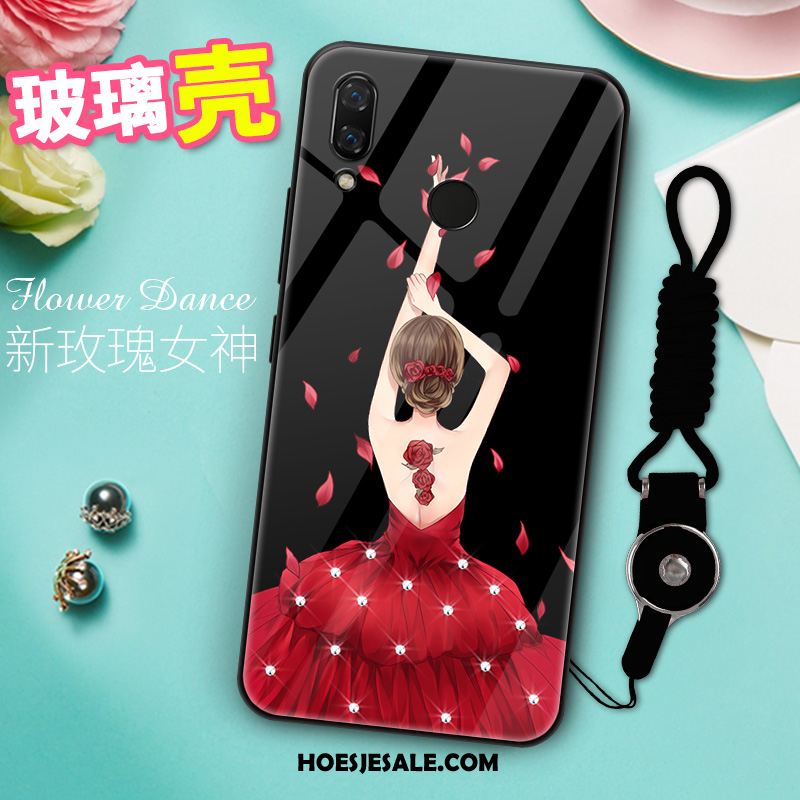 Huawei Nova 3 Hoesje Hanger Super Hoes Rood Mobiele Telefoon