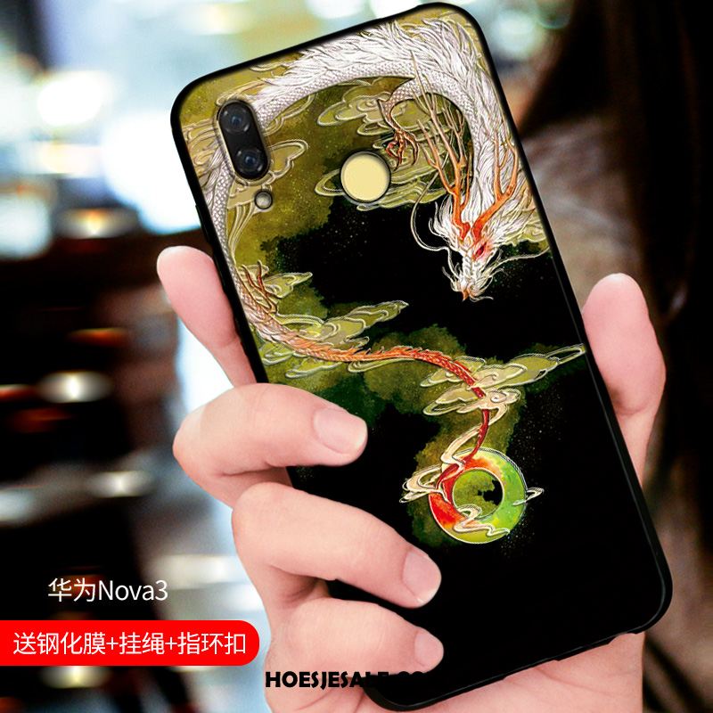 Huawei Nova 3 Hoesje Persoonlijk Schrobben Reliëf Nieuw Trend Kopen