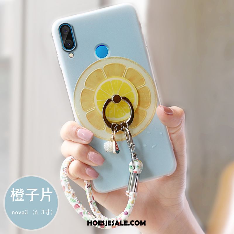 Huawei Nova 3 Hoesje Scheppend Schrobben Siliconen Anti-fall Hoes Sale