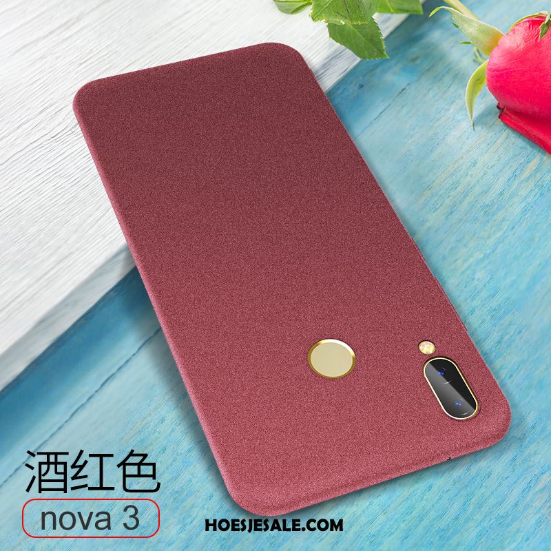 Huawei Nova 3 Hoesje Siliconen All Inclusive Bescherming Trend Schrobben Sale