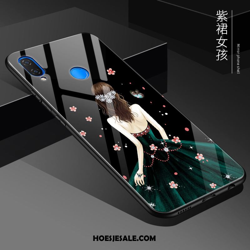 Huawei Nova 3e Hoesje All Inclusive Spiegel Zwart Glas Mobiele Telefoon Kopen