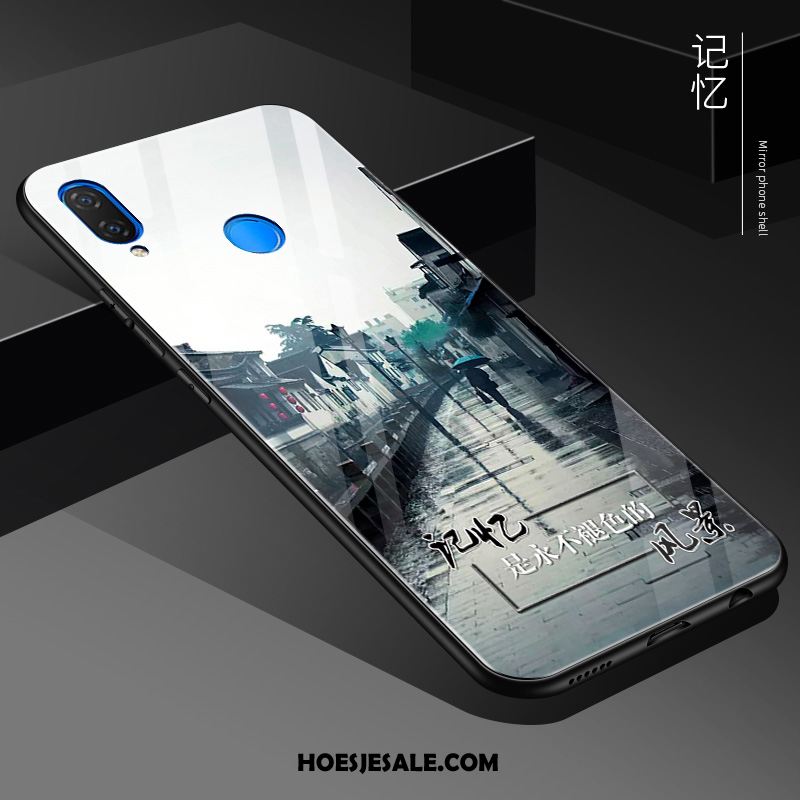 Huawei Nova 3e Hoesje All Inclusive Spiegel Zwart Glas Mobiele Telefoon Kopen