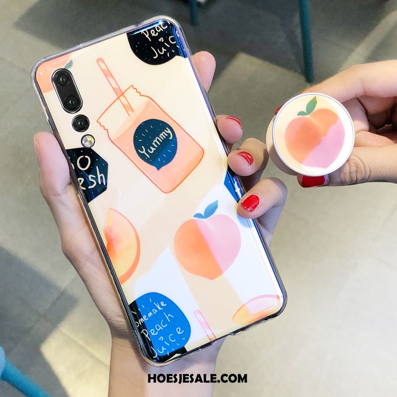 Huawei Nova 3e Hoesje Anti-fall Scheppend Siliconen Rood All Inclusive Sale