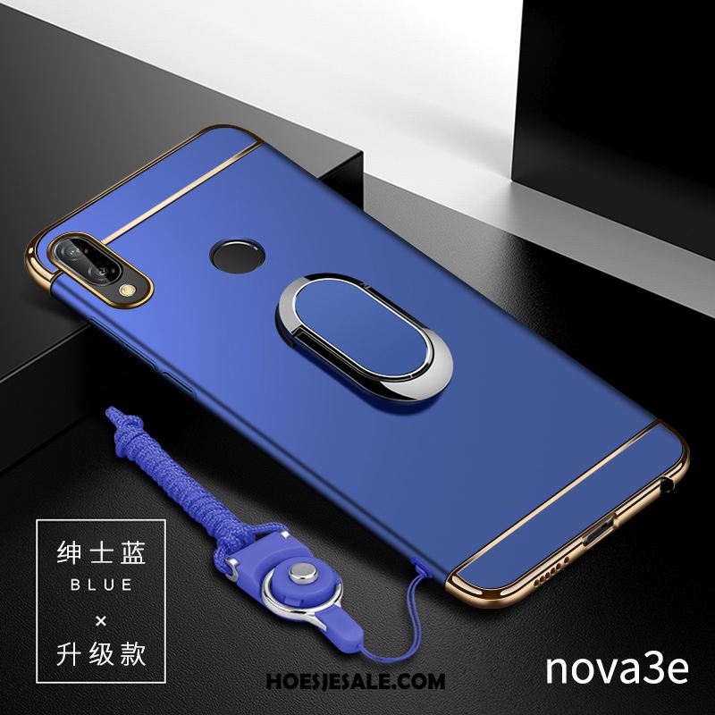 Huawei Nova 3e Hoesje Goud Anti-fall Net Red Hoes Trend Korting