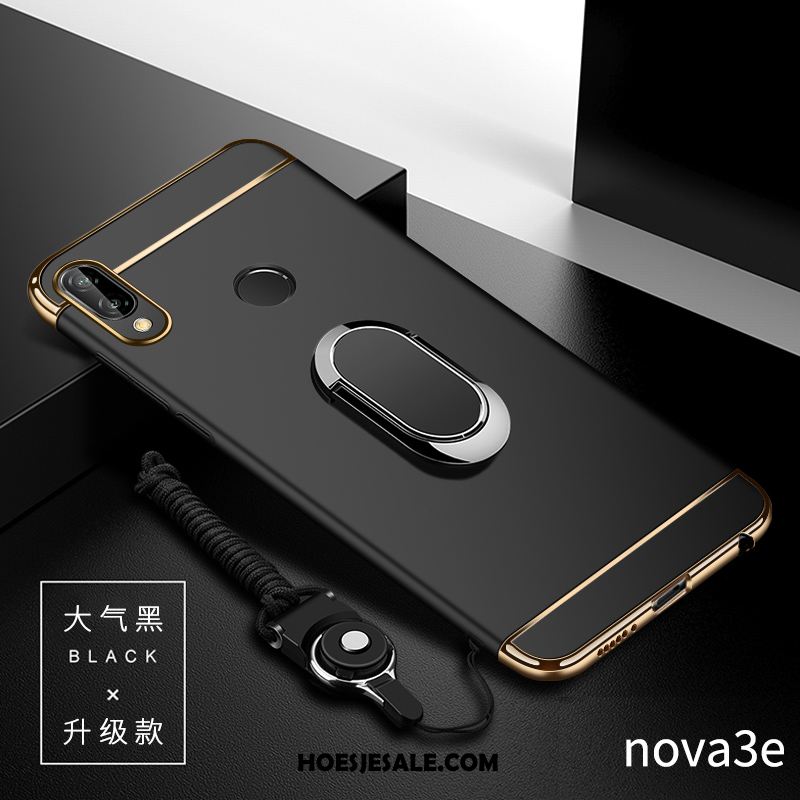 Huawei Nova 3e Hoesje Goud Anti-fall Net Red Hoes Trend Korting