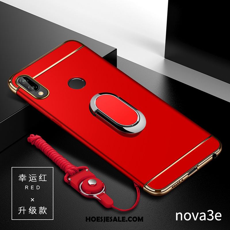 Huawei Nova 3e Hoesje Goud Anti-fall Net Red Hoes Trend Korting