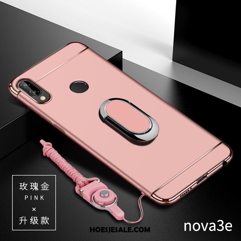 Huawei Nova 3e Hoesje Goud Anti-fall Net Red Hoes Trend Korting