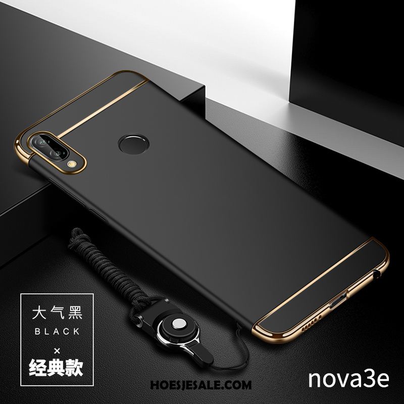 Huawei Nova 3e Hoesje Goud Anti-fall Net Red Hoes Trend Korting