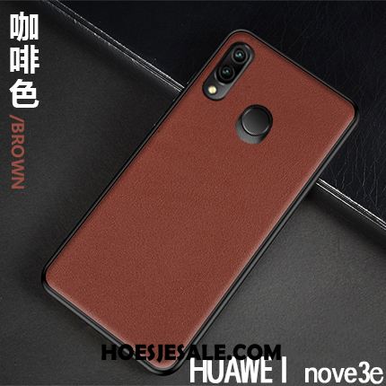 Huawei Nova 3e Hoesje Leren Etui Kwaliteit Leer All Inclusive Echt Leer Kopen